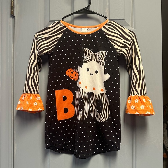 Penelope Plumm Other - Kids Halloween Long Sleeve Tee - Black and Orange